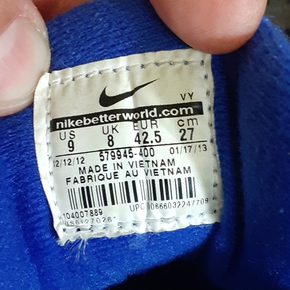 Nike Air Way Up size 9 Hyper Blue 579945 - Picture 5 of 5